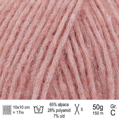 Drops Air garn Farve Mauve - KreStoffer
