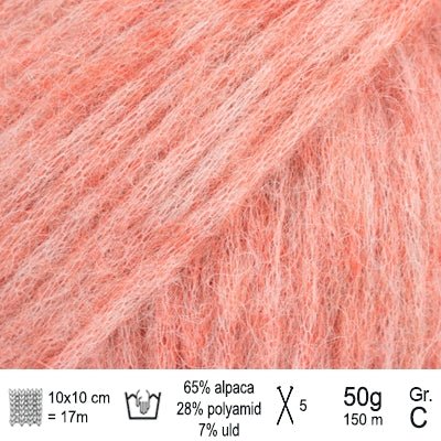 Drops Air garn Farve Rosa sand - KreStoffer