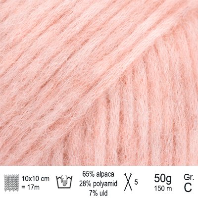 Drops Air garn Farve Peach pink - KreStoffer