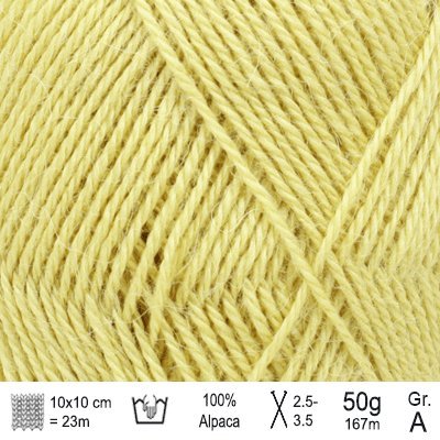 Drops Alpaca garn Farve Lemon pie - KreStoffer