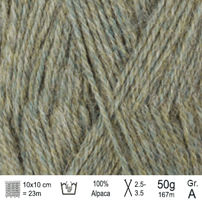Drops Alpaca garn Farve Havbrise - KreStoffer