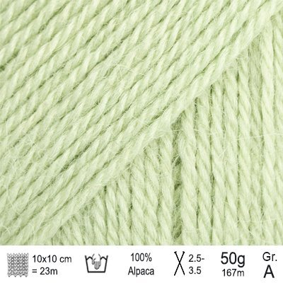 Drops Alpaca garn Farve Pistacieis - KreStoffer