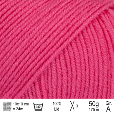 Drops Baby Merino garn Cerise