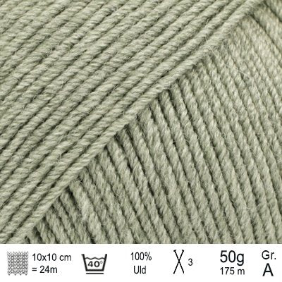 Drops Baby Merino garn Salvie grøn mix