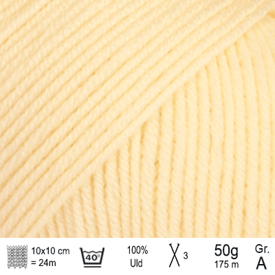 Drops Baby Merino garn Lysegul