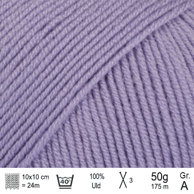 Drops Baby Merino garn Lilla