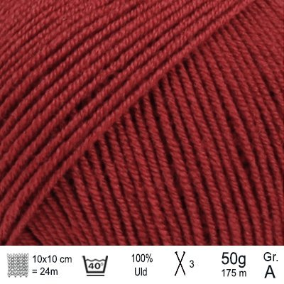 Drops Baby Merino garn Bordeaux