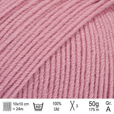 Drops Baby Merino garn Gammelrosa