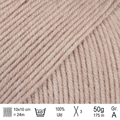 Drops Baby Merino garn Lys beige