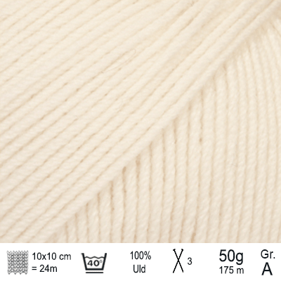 Drops Baby Merino garn Natur