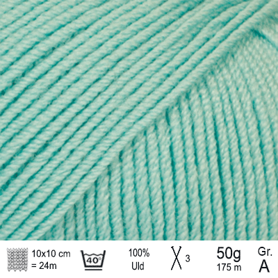 Drops Baby Merino garn Lys turkis