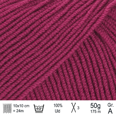 Drops Baby Merino garn Blomme