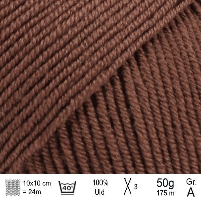 Drops Baby Merino garn Chokolade