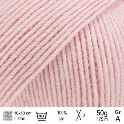 Drops Baby Merino garn Pudderrosa