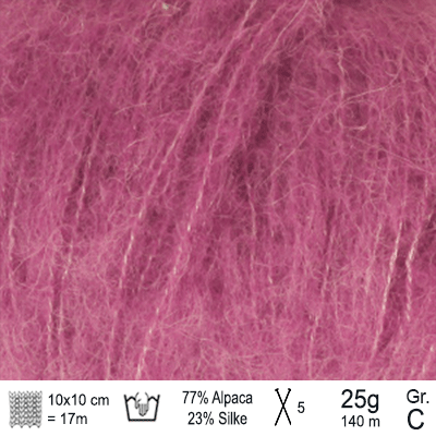 Drops Brushed Alpaca Silk garn Lyng