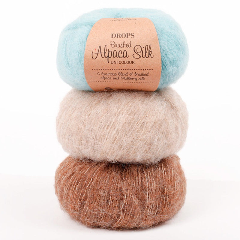Drops Brushed Alpaca Silk garn - KreStoffer