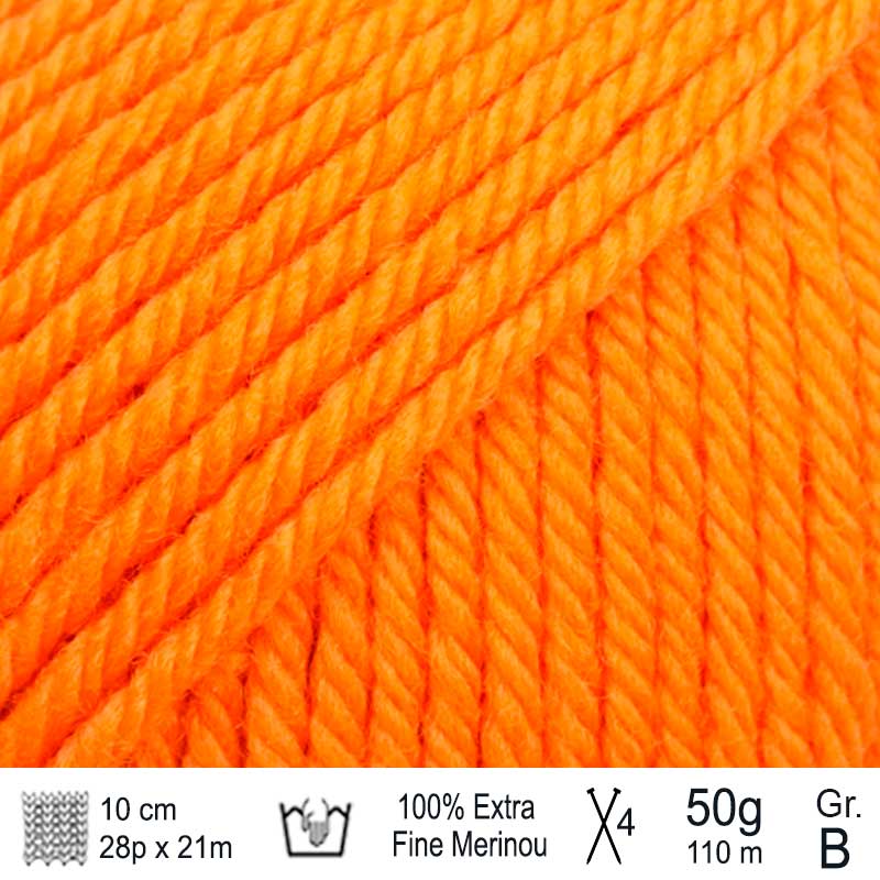 Drops Daisy garn Orange