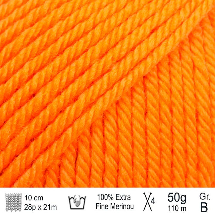 Drops Daisy garn Orange