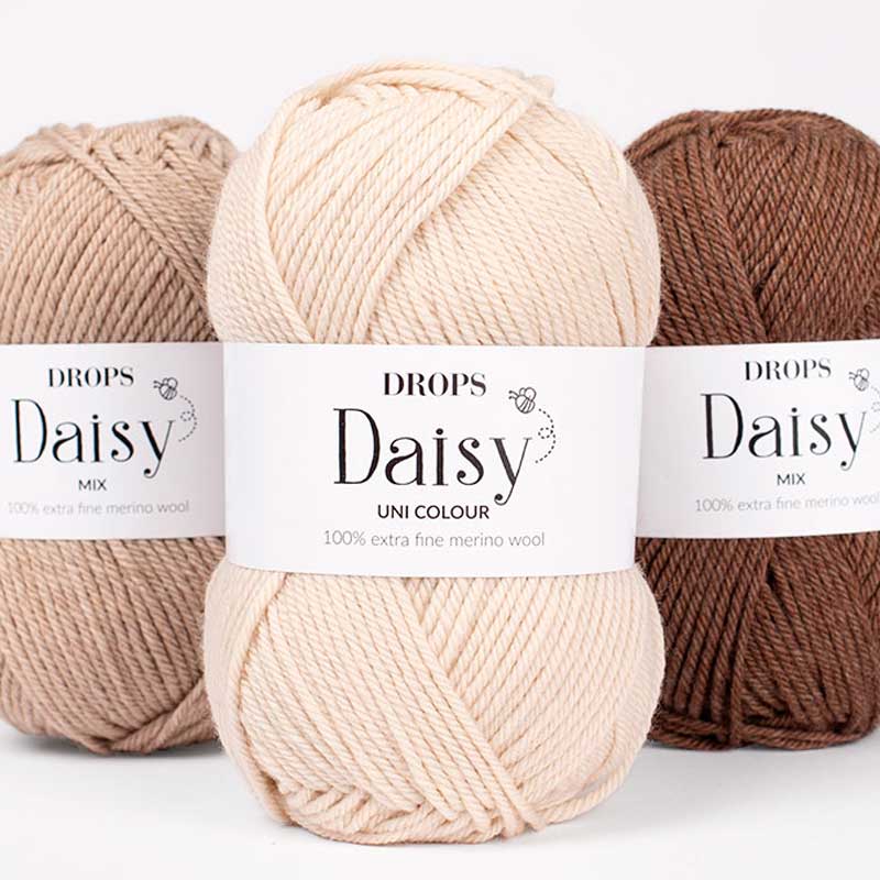Drops Daisy garn - KreStoffer