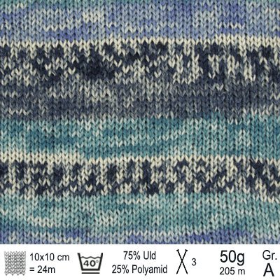 Drops Fabel garn farve Kyst print - KreStoffer