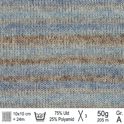 Drops Fabel garn farve Havudsigt long print - KreStoffer