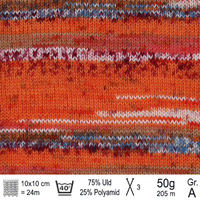 Drops Fabel garn farve Texmex Print - KreStoffer