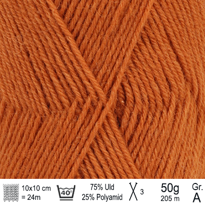Drops Fabel garn farve Rust - KreStoffer