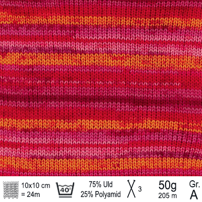 Drops Fabel garn farve Solnedgang print - KreStoffer