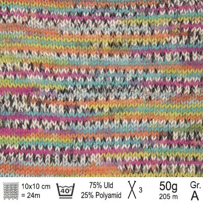Drops Fabel garn farve Fantasy land print - KreStoffer