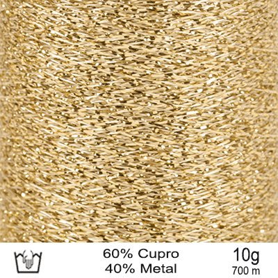 Drops Glitter garn Guld