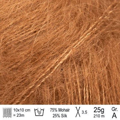 Drops Kid Silk garn farve Toffee - KreStoffer