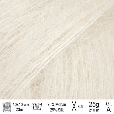 Drops Kid Silk garn farve Marcipan - KreStoffer