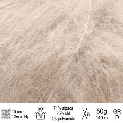 Drops Melody garn Beige