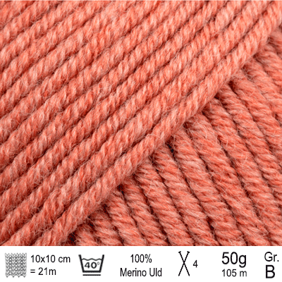 Drops Merino Extra Fine garn farve Blush mix - KreStoffer