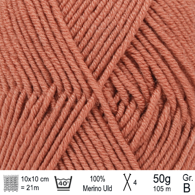 Drops Merino Extra Fine garn farve Cedar - KreStoffer