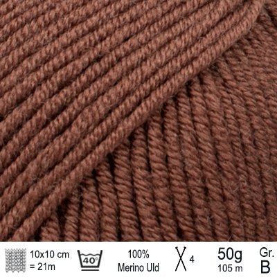 Drops Merino Extra Fine garn Chokolade