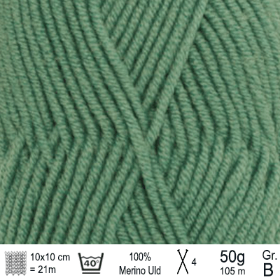 Drops Merino Extra Fine garn farve Skovgrøn - KreStoffer