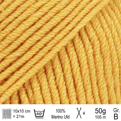 Drops Merino Extra Fine garn Sennep