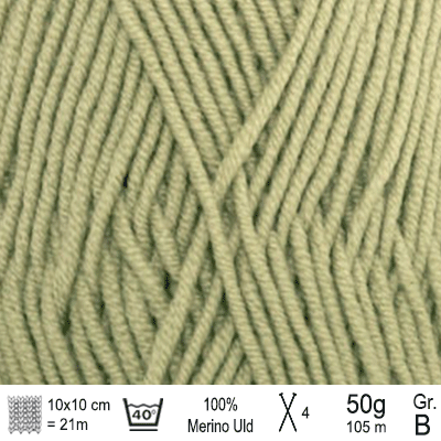 Drops Merino Extra Fine garn farve Pistacie - KreStoffer