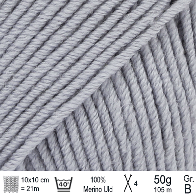 Drops Merino Extra Fine garn Blå tåge