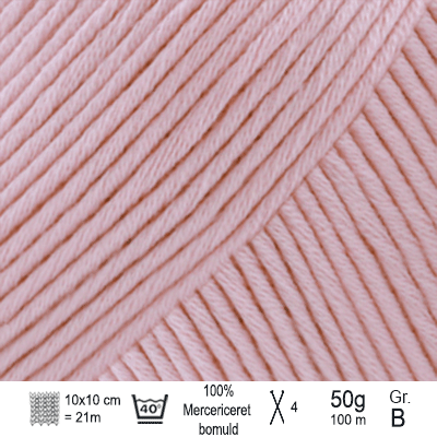 Drops Muskat garn farve Støvet rosa - KreStoffer