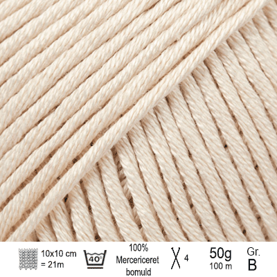 Drops Muskat garn farve Pearl - KreStoffer