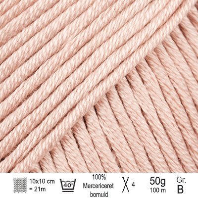 Drops Muskat garn Rosa sand