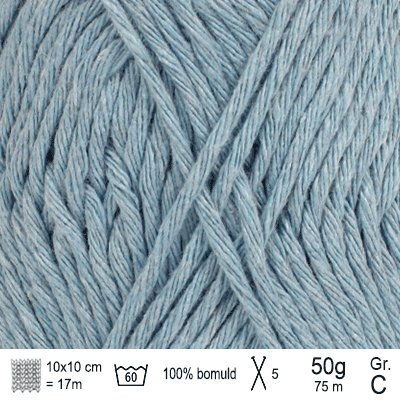 Drops Paris garn Lys blå recycled denim
