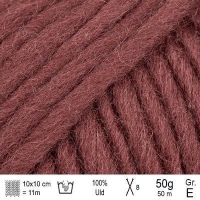 Drops Snow garn farve Bordeaux - KreStoffer