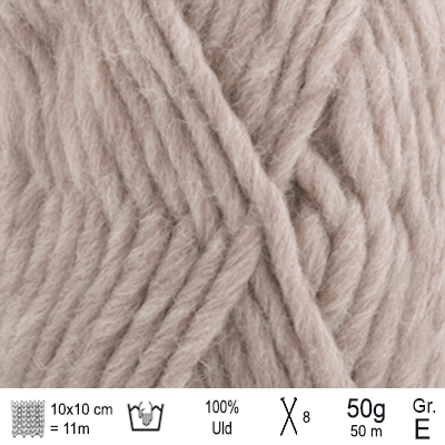 Drops Snow garn farve Lys beige mix - KreStoffer