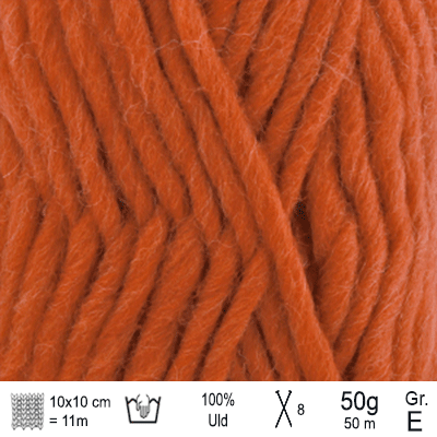 Drops Snow garn farve Orange - KreStoffer