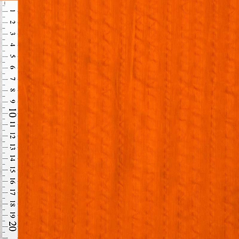 Ensfarvet bæk og bølge orange