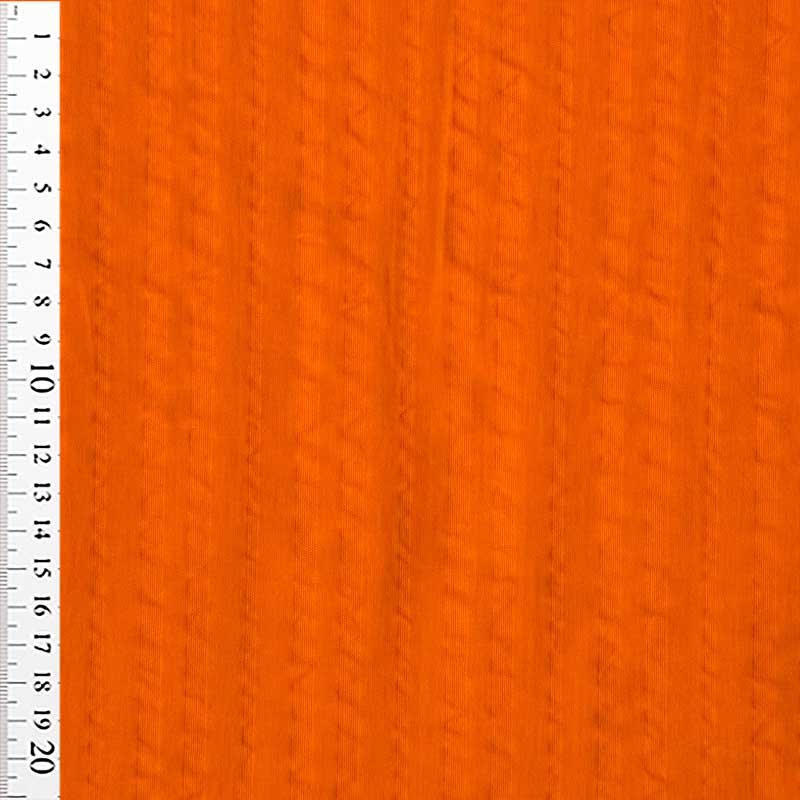 Ensfarvet bæk og bølge, orange - KreStoffer