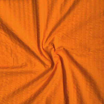 Ensfarvet bæk og bølge, orange - KreStoffer